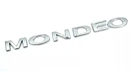 Емблема напис Mondeo для Ford (2000-2014р) Хром 195х17 мм (на скотчі) 1S7142528AA - мініатюра 2