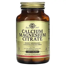 Цитрат Кальцію й Магнію Calcium Magnesium Citrate - 100 таблеток