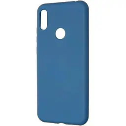 Чохол-книжка Toto Silicone Full Protection Case HuAwei Y6s Navy Blue - мініатюра 3
