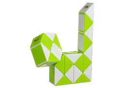 Змійка Рубіка біло-зелена в коробці (Smart Cube Snake White and Green in box) (SCT404) - мініатюра 5