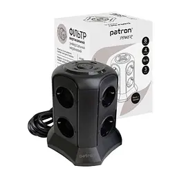 Мережевий фільтр живлення Patron SP-1683-USBT (EXT-PN-SP-1683-USBT) - мініатюра 3
