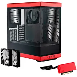 Корпус для ПК Hyte Y40 Black-Red (CS-HYTE-Y40-BR) - мініатюра 7