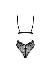 Боді Obsessive Isabellia L/XL (чорний) - мініатюра 12