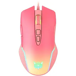 Комп'ютерна мишка Onikuma для ПК та ноутбука CW-93 Pro 6400 DPI 7 кнопок дротова USB з RGB підсвіткою