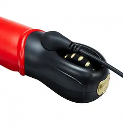 Стимулятор G-точки Vibratissimo Lee чорно-червоний Amor 20927 90648 - мініатюра 5