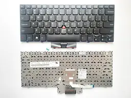 Клавіатура для ноутбуків Lenovo ThinkPad Edge E10 Series чорна з трекпоінтом UA/RU/US