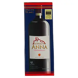 Вино Castillo Anna червоне сухе 3 л - мініатюра 3