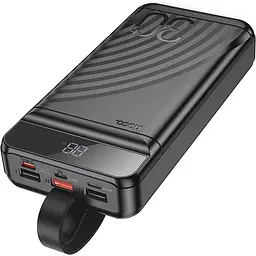 Зовнішній акумулятор Hoco Element J123B 30000mAh 22.5W Black [118246] - мініатюра 3