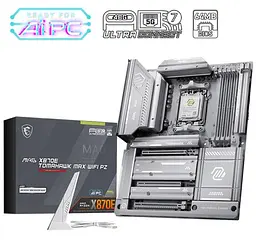 Материнська плата MSI MAG X870E TOMAHAWK MAX WIFI PZ (MAG X870E TOMAHAWK MAX WIFI PZ) (Socket AM5, AMD X870E, ATX) - мініатюра 5