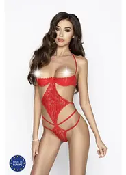 Боді монокіні Passion Adara Body, XXL/XXXL, червоний