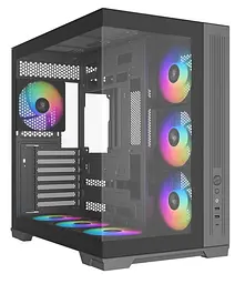 Корпус SAMA V52 без БЖ (V52-BKADA7X1-GL) Black - мініатюра 2