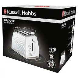 Тостер Russell Hobbs Groove White 26391-56 - мініатюра 3