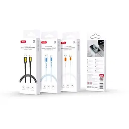 Кабель XO NB280 Jian Yan Series Type-C Data Cable 1M 3A Белый - миниатюра 2