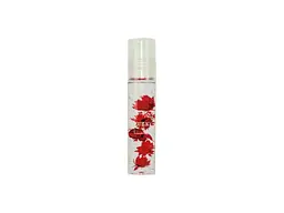 Блиск для губ LUKKY олійка в ролику Aqua Fleur з червоними квітами T22005 - мініатюра 2