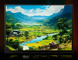 Портативний монітор ZSUS 14A-2K black 14" 2160x1440 - мініатюра 4
