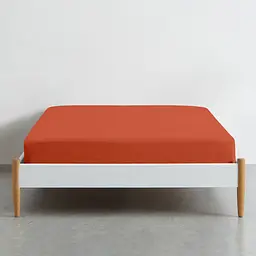 Простирадло на резинці Cosas Rust 180х200х20 см (Orange_180x200x20) - мініатюра 2