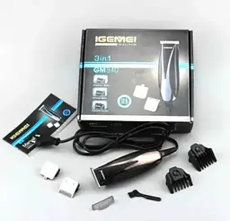 Професійна машинка-триммер Gemei GM-840 (для барберів) - мініатюра 2