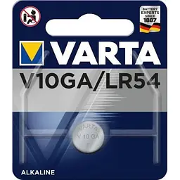Батарейка V10GA /LR54, Varta, 1 шт, Blister (04274101401)