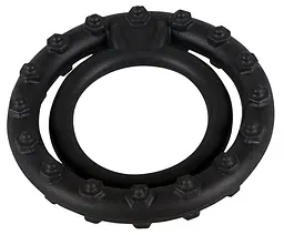 Подвійне ерекційне кільце Steely Cockring black Orion 42-05070320000 20808 - мініатюра 4