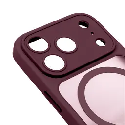 Чохол ArmorStandart Lush MagCase для Apple iPhone 18 Pro Dark Cherry - мініатюра 3