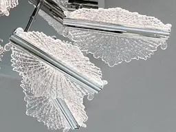 Стельова LED-люстра Diasha S25106/6+3HR LED 3color для вітальні, спальні та кухні, димер, пульт, 95 W, 66 см, 14-22m2 - мініатюра 5