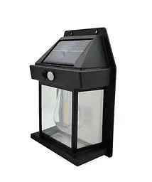 Сонячна лампа SOLAR WALL LAMP K-888 3 режими LED вуличний світильник для двору та фасаду - мініатюра 2