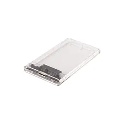 Кишеня зовнішня AgeStar 2.5", USB3.0, прозрачный (3UB2P4) - мініатюра 1