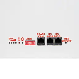 Акумулятор LP LiFePO4 51,2V - 230 Ah (11776Wh) (BMS SP 200A/100A) RM RS485/CAN LCD WH - мініатюра 5