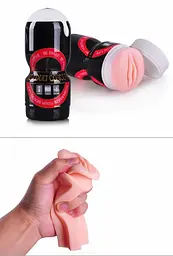 Мастурбатор KW Adult Passion Pump Black/Red - мініатюра 2