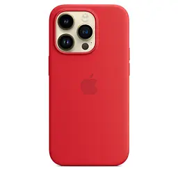 Чохол Silicone Case з MagSafe для Apple iPhone 14 Pro (Product Red) ААА [72711] - мініатюра 4