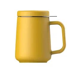 Чашка-заварник U Brewing Mug Ceramic, 500 мл - Сірий - мініатюра 6