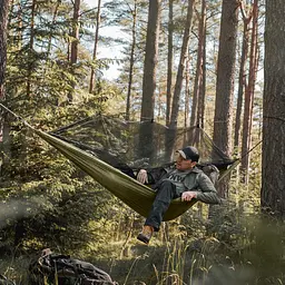 Гамак туристичний Grand Canyon Bass Mosquito Hammock з москітною сіткою 320x150 см Оливковий - мініатюра 3