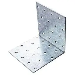 Кутник меблевий перфорований рівносторонній Apro 80 x 80 x 80 x 2 мм (в упаковці 5 шт.)