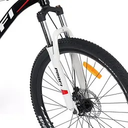 Велосипед "EVEREST" PROF1 G275EVEREST A275.127,5 д. Алюм.рама 19 ", SHIMANO 21SP, алюм.DB, CS TZ500, чорний - мініатюра 3