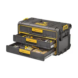 Ящик для інструментів DeWALT TOUGHSYSTEM 2.0, 555х355х305 мм., модуль на 3 ящики (DWST08330-1) - мініатюра 4
