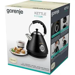 Електрочайник Gorenje K 17 CLBK (732748) - мініатюра 2