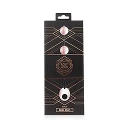 Вагінальні кульки Rosy Gold Nouveau Kegel Balls, 2.8 см, золотистий - мініатюра 3