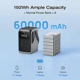 Зарядна станція EcoFlow TRAIL 200 DC / 140 Вт / 192 Вт/ч / LiFePO4 (EF-TRAIL200-N) - мініатюра 12