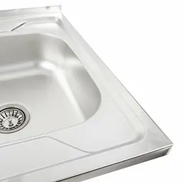 Кухонна мийка з нержавіючої сталі Platinum декор 6060 R (0,7/160 мм), Decor - мініатюра 3