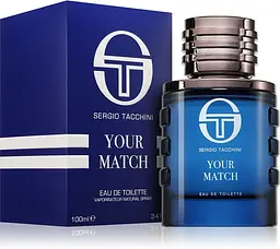Оригінал Sergio Tacchini Your Match 100 мл Туалетна вода - мініатюра 2