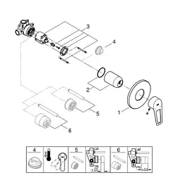Змішувач Grohe BauLoop New (29042001) - мініатюра 6