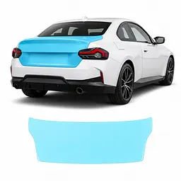 Антигравійна захисна бронеплівка за лекалами для BMW 2 Series G42 2021- зона кришки багажника