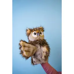 М'яка іграшка на руку Hansa Сова серія Puppet 34 см (7159) - мініатюра 5