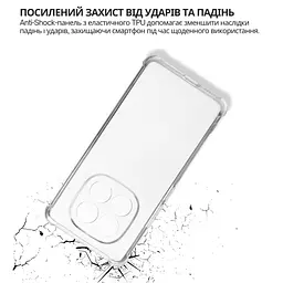 Чохол до мобільного телефона BeCover Anti-Shock Xiaomi Redmi Note 15 Pro 4G Clear (714911) - мініатюра 4