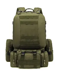 Тактичний похідний рюкзак Solve на 56 л D3-GGL-401 Олива