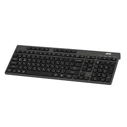 Клавіатура мембранна бездротова 2E KS-280 Black-Grey, 120key, WL/BT, EN/UK, silent - мініатюра 7