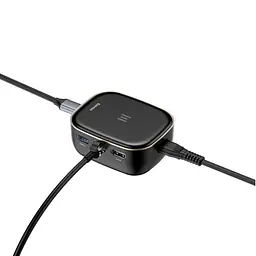 Мультипортовий адаптер USB Хаб Baseus Multi-Functional Charger Type-C CAHUB-AU01 Black - мініатюра 5