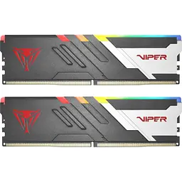 Модуль пам'яті DDR5 Patriot Viper Venom RGB 2x32 ГБ 6000 МГц чорний (PVVR564G600C36K) [175568]