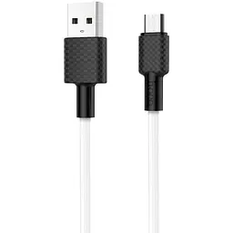 USB Cable Hoco X29 Superior MicroUSB White 1m