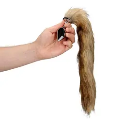 Анальна пробка Ouch! Fox Tail, 42.5 см (рудий) - мініатюра 5